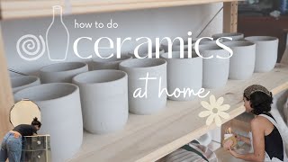 how to start ceramics at home  tools amp sources [upl. by Kela]