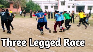 Three Legged Race 🏃  KGKHMC MORADABAD  Sports Week 2023 [upl. by Renie]