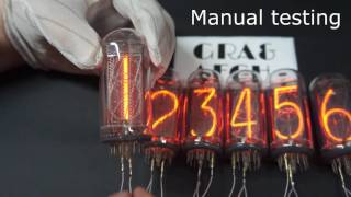 IN18 Nixie Clock Test GRA amp AFCH [upl. by Rudolf380]