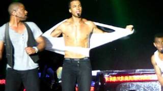 JLS  Aston and Marvin Rip their tops off [upl. by Sayed]