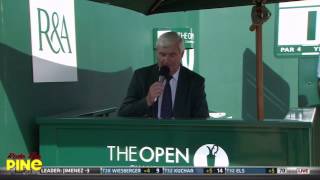 Open Championship Starter Is Master Of Announcing [upl. by Anyehs544]