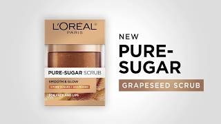 Exfoliate your skin with Grapeseed PureSugar Scrub [upl. by Pascha521]