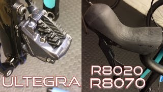 Shimano Ultegra R8020  R8070 Hydraulic Brake Install Guide [upl. by Zuckerman]