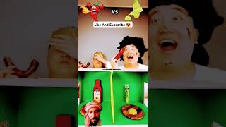 So Interesting 😂 Korean Kielbasa Sausage Challenge shorts challenge familygames [upl. by Bo571]