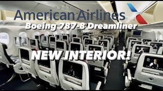 American Airlines BRAND NEW Boeing 7878 Dreamliner Cabin Tour NEW INTERIOR [upl. by Gleda]