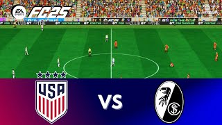 FC 25 USWNT vs SC FREIBURG w  Nov 18 2024  Womens Friendly  PS5 Gameplay [upl. by Brufsky910]