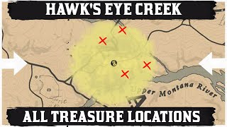 ALL Hawks Eye Creek Treasure Location [upl. by Acie29]