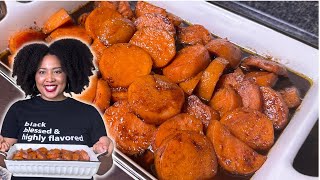 The Secret to the BEST Southern Candied Yams Soul Food Thanksgiving Side Dish Recipe [upl. by Imuyam]