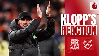 Klopps Reaction Two Top Teams Kostas amp Luis Diaz Update  Liverpool 11 Arsenal [upl. by Aelaza]