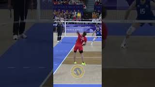 NISHIDA KNOCKDOWN SERVE 😱volleyball volley volleyballplayer nishidayuji yujinishida [upl. by Mariana]