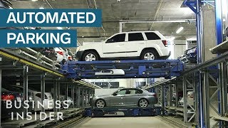 How Automated Parking Garages Work [upl. by Torrie]