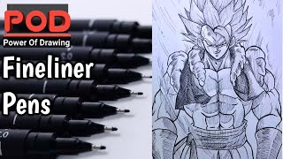 Drawing Pens Review amp Test  Uni Pin Fine Line Fineliner [upl. by Asilehc622]