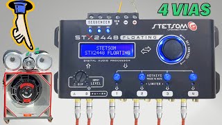 como regular caixa trio 4 vias Cortes de Frequência  Stetsom Stx2448 Floating [upl. by Nongim]