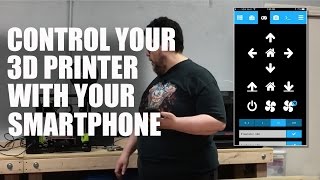 How to add a smartphonecontrolled brain to your 3D printer for about fifty bucks [upl. by Ahsenav]