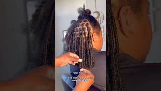 How to seal hand wrapped faux locs dmvfauxlocs fauxlocstutorial fauxlocshairstyles [upl. by Aisyle]