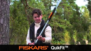 Fiskars QuikFit™ Telescopic Shaft L136032 [upl. by Geraldine]