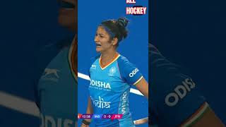 INDIA VS JAPAN SEMI FINAL MATCH INDIA GOOD TEAM WORK 🔥🏑hockeyindiafieldhockeyshortshockeybihar [upl. by Rochkind488]