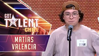 Matías Valencia  Audiciones  Got Talent Chile 2024 [upl. by Wolf396]