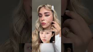 face lift amp sculpt concealer technique🧸🤍makeup makeuphackstrending Makeupselfcarebeautyhack [upl. by Devi555]