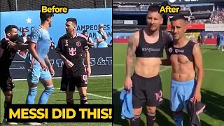 Humble MESSI still respects his opponents even his being BOOED by New York City fans [upl. by Grosmark]