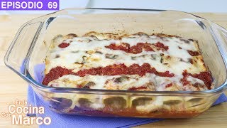 Canelones receta italiana paso a paso  Cannelloni de carne facil [upl. by Tutankhamen759]