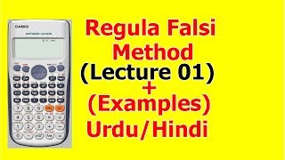 Regula Falsi method  Numerical Methods  Lecture 01 in Hindi [upl. by Kincaid129]