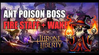 Throne and Liberty  8th Poison Explosion Detox Herbs  Fire Staff  Wand  Vampiric Build [upl. by Rawdon883]