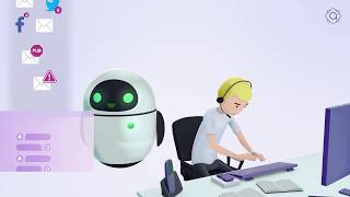 Cest quoi un chatbot  Un agent conversationnel [upl. by Llydnek144]