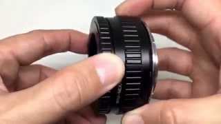 M42 to NEX Helicoid Adapter [upl. by Eanil]