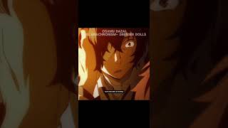 Day 1 of editing bsd characters with songs that fit them Osamu Dazai bungoustraydogs  Apsii♧ [upl. by Eelatan]