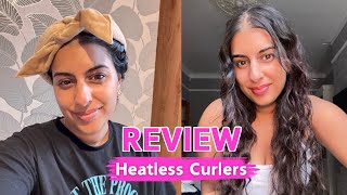 Testing Heatless Hair Curlers on Thin Hair  Not What I Expected 😬 [upl. by Eitra]