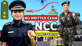 NCC Direct Entry to Indian Army  Eligibility  Qualification  Selection Process  Training [upl. by Denbrook]