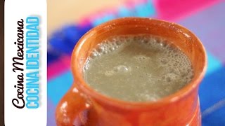 Cómo hacer Atole de Pinole Yuri de Gortari Recetas Mexicanas Gastronomía Mexicana [upl. by Salamanca279]