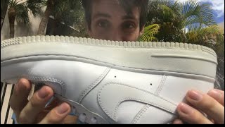 How to make Yellow Air Force 1 soles white again [upl. by Llehcal]