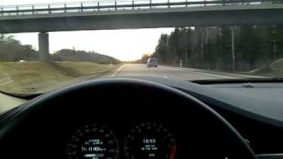 Volvo V70 20F 2008 Top speed [upl. by Ennoirb420]