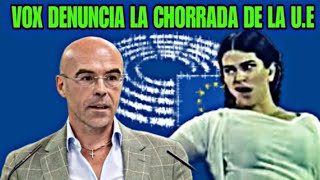 JORGE BUXADÉ SEÑALA DE MAJADERÍA QUE LA UNIÓN EUROPEA CONTRATE A ROSALÍA [upl. by Margarita]