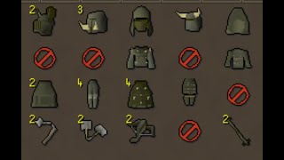 LOOT FROM 1000 BARROWS CHESTS [upl. by Ahsilram165]