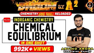 Chemical Equilibrium Class 11 One Shot  NEET 2023 Preparation  NEET Chemistry  Arvind Arora [upl. by Niamert704]