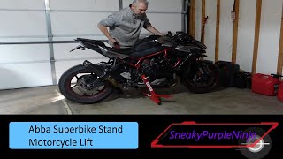 Abba Superbike Stand Motorcycle Lift Review [upl. by Ajaj]