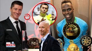 Lewandowski et Édouard Mendy ballon dor  Il est interdit aux joueurs de parler avec larbitre [upl. by Celio]