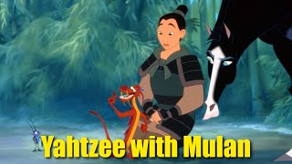 Disney Princess Yahtzee Read Aloud with Mulan [upl. by Sells822]