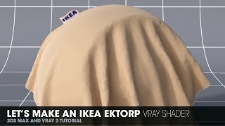 Lets Make a IKEA Ektorp Sofa Fabric Shader in Vray [upl. by Lalib]