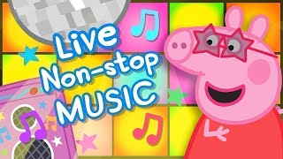 Peppa Pig Official Music Videos 🐷 Peppa Pig Music amp Songs 247 🪩 Peppa Pig Theme Tune Remix amp More [upl. by Suirtimid]