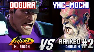 SF6 ▰ DOGURA MBison vs YHCMOCHI 2 Ranked Dhalsim ▰ High Level Gameplay [upl. by Keyser]