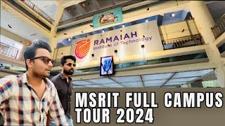 MSRIT CAMPUS TOUR 2024msrit ramaiah bangalorecolleges campustour engineeringcollege bengaluru [upl. by Karin]