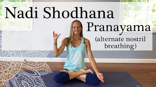 NADI SHODHANA PRANAYAMA  Alternate nostril breathing [upl. by Hsitirb]