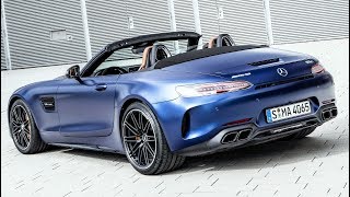 Blue Mercedes AMG GT C Roadster  Pure Driving Performance [upl. by Ner]