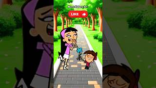 The Fairly Odd Parents Girl Shadow Puzzle 🎯thefairlyoddparents animation [upl. by Ecnahc]