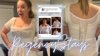 Sewing a Bridgerton Style Corset  Using Redthreaded Pattern [upl. by Walford]