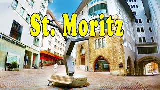 Switzerland  StMoritz Walking Tour [upl. by Putnam156]